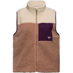 Roxy BOUNDLESS Fleeceweste Damen | Gr. XL | braun - braun