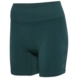 HUMMEL hmlMT DEFINE SEAML SCRUNCH SHORTS green gables XS