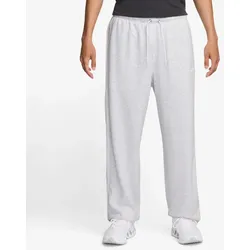 NIKE Club French Terry Open-Hem Jogginghose Herren 051 - birch heather/white/white XL