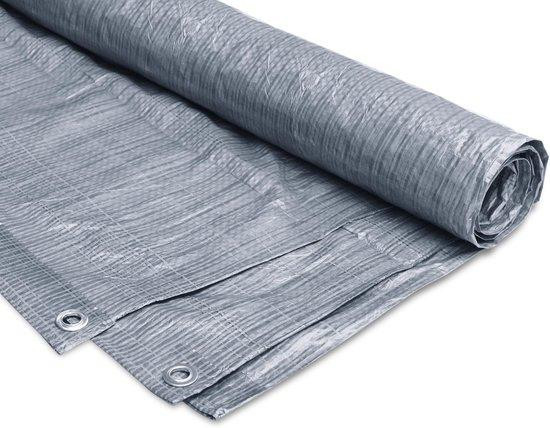Benza Afdekkleed Grijs, 4 x 5 meter, Waterdicht en UV-gestabiliseerd, 130 g/m²