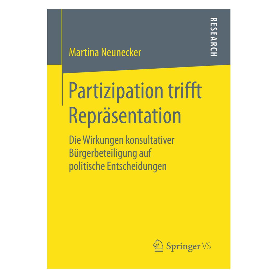 Springer Partizipation trifft Repräsentation (Deutsch, Softcover, Martina Neunecker) (55806000)