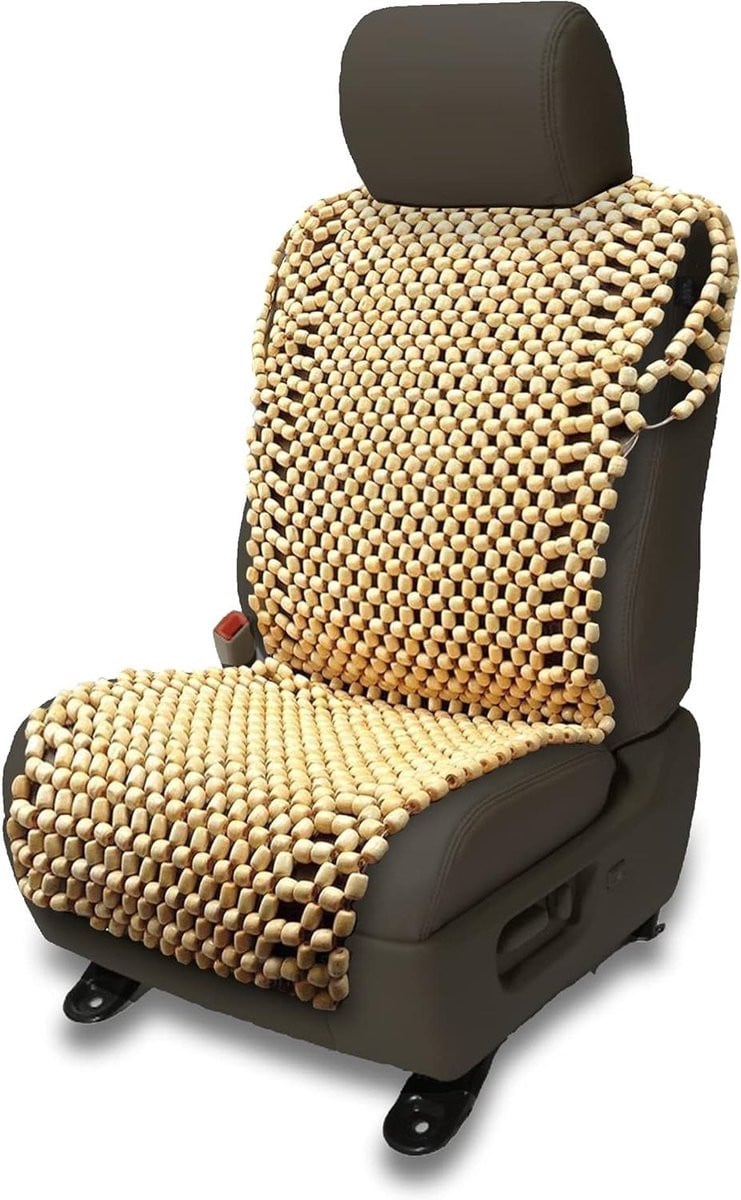 Houten Kraal Stoelkussen voor een comfortabele massage en natuurlijk zitcomfort
