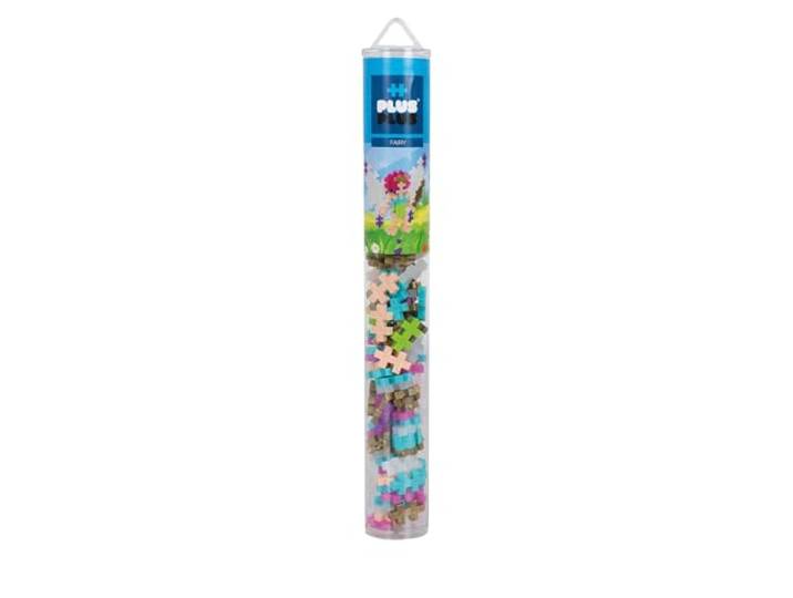 Plus-Plus 9604241 Creatieve bouwstenen tube, fee, geniaal constructiespeelgoed, 100 delen