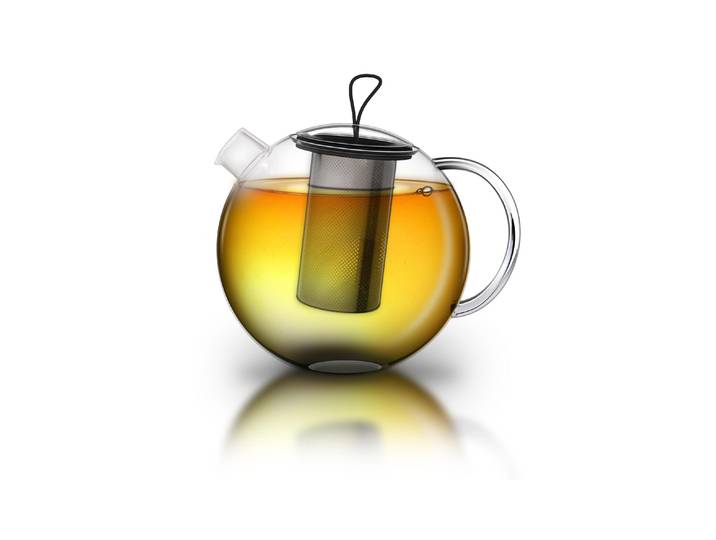 Teekanne CREANO Jumbo 1 l , transparent, 1 l, Glas, Kannen, Teekanne