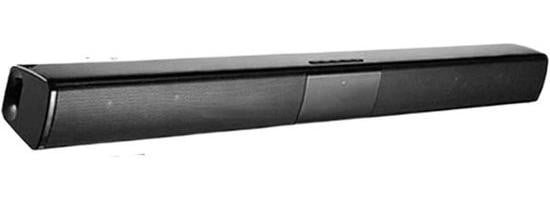Home Theater Sound System Draadloze Speaker Zwart met 4x 10W Krachtige Soundbar