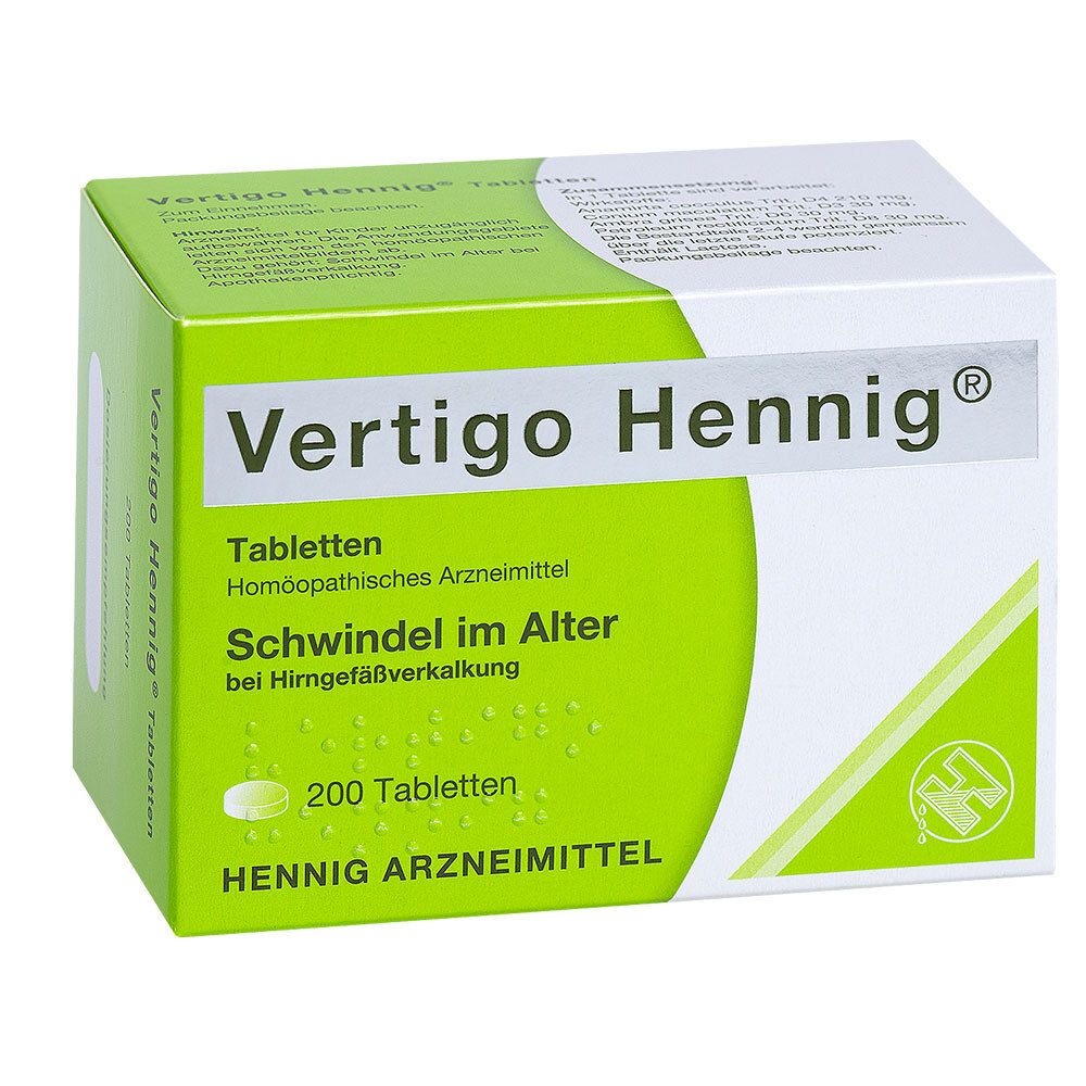 Vertigo Hennig Tabletten 200 St