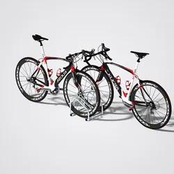 Casaria Fahrradständer für 2 Fahrräder 48x32x27cm