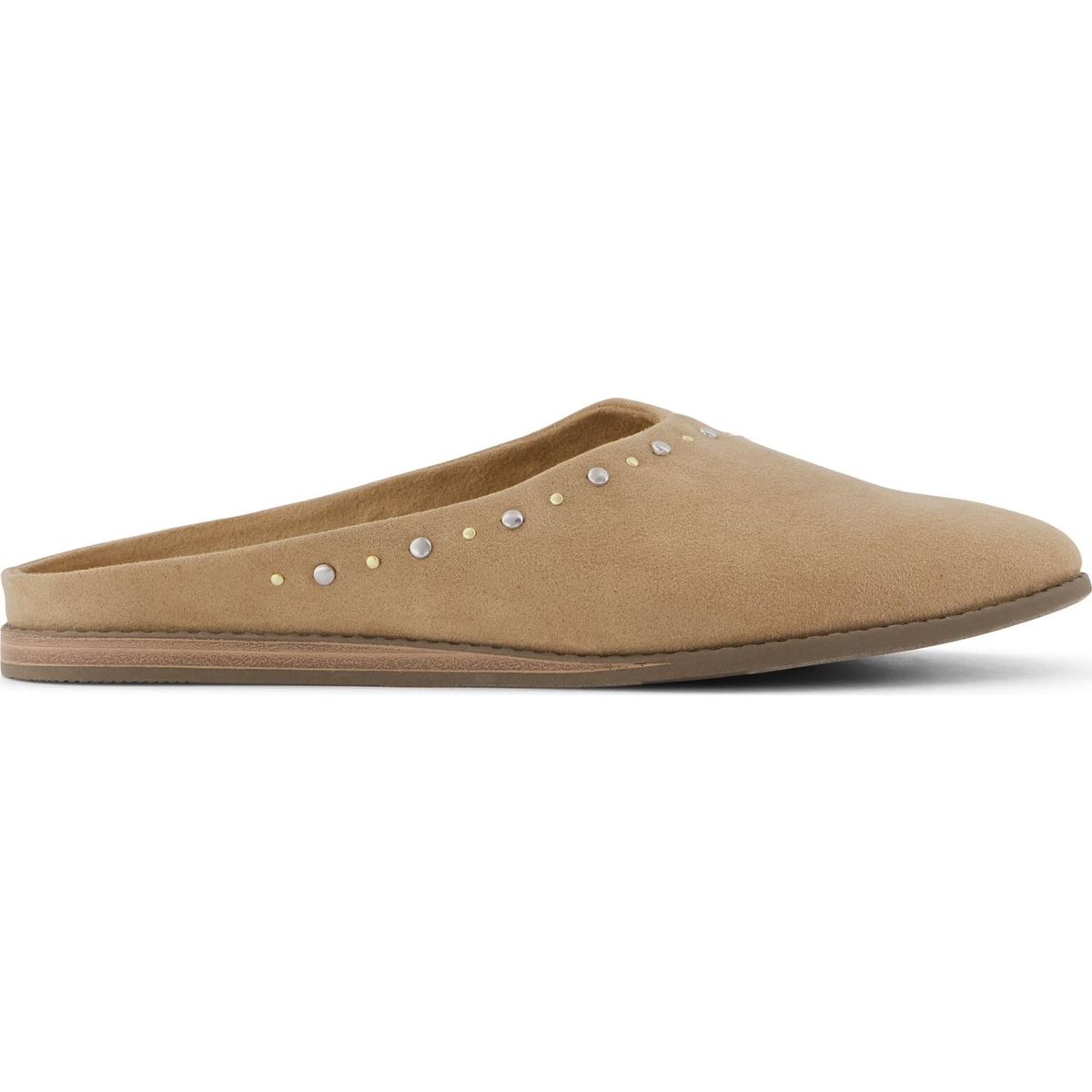 Toms Amelia taupe microsuede/studs 39 10023399-39