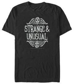 Men's Big & Tall Strange And Unusual Tee by Warner Brothers in Black (Size XLT)