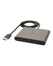 StarTech.com USB 3.0 TO 4 HDMI ADAPTER Kabel Digital/Daten Digital/Display/Video (USB32HD4)