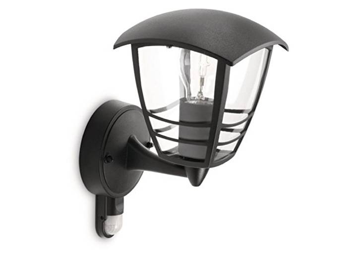 Philips Creek Buiten Wandlantaarn - Zwart - 60 W - E27-fitting - Spatwaterdicht - Exclusief lichtbron
