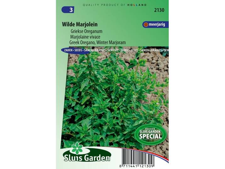 Griekse Oreganum zaden Wilde Marjolein