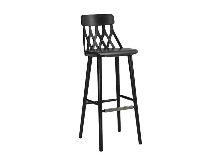 Hans K Y5 Barstuhl 78cm Eschenholz schwarz gebeizt