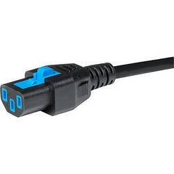 Schurter 3-135-930 Strom Netzkabel Schwarz 3 m verriegelbar