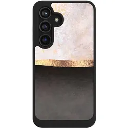 Nivocase Hülle für Samsung Galaxy S24 Handyhülle NIVOcore Case Schwarz Abstrakt Black & White Trends (Samsung Galaxy S24), Smartphone Hülle, Schwarz