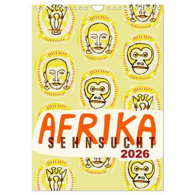 Afrika-Sehnsucht 2026 (Wandkalender 2026 DIN A4 hoch), CALVENDO Monatskalender