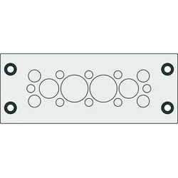 Icotek Kabeldurchführungsplatte KEL-DPZ 24/16 grau
