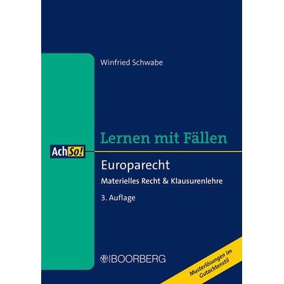 Europarecht, Taschenbuch von Winfried Schwabe, Richard Boorberg Verlag, 978-3-415-07619-8