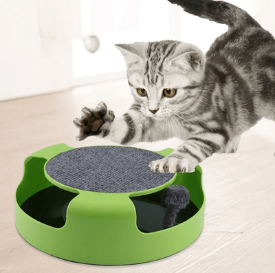 Drop Dash Deals Interactive Cat Mouse Turntable Toy For Indoor Cats Interactive Cat Mouse Turntable Toy For Indoor Cats