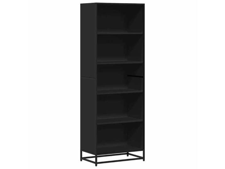 Bibliothèque Noir - GKK - Porte-livres 60x35x170 5 cm bois d'ingénierie @1095