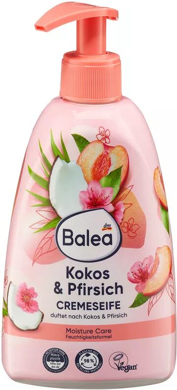 Balea - Flüssigseife Pfirsich & Kokos, 500  ml