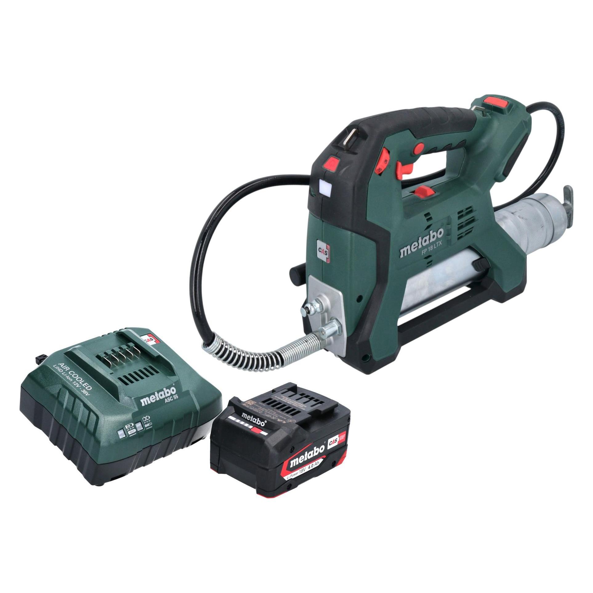 Metabo FP 18 LTX Akku Fettpresse 18 V 690 bar + 1x Akku 4,0 Ah + Ladegerät (Fettpresse) (60305439)