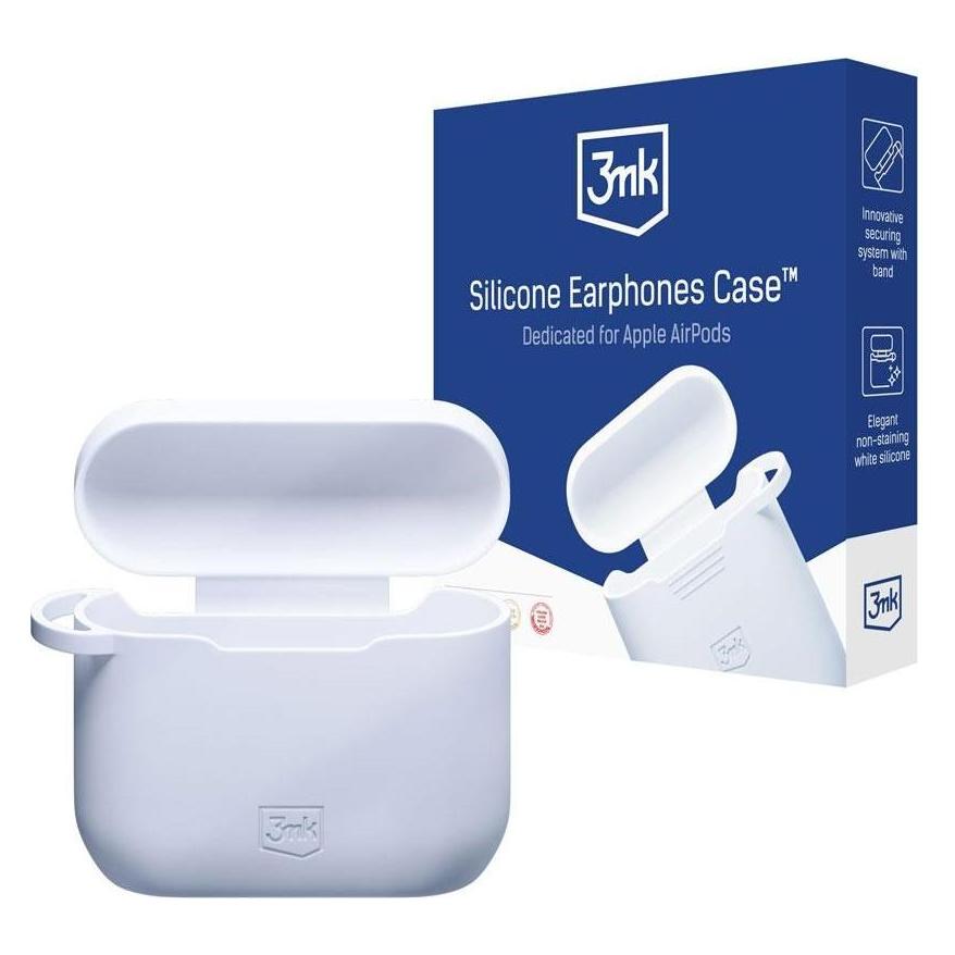 3MK Silicon Case AirPods 2nd gen + karabińczyk (Kopfhörer Hülle) (5903108542296)