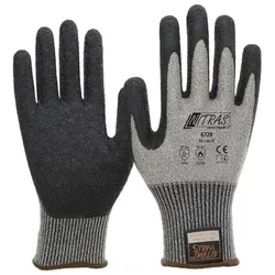 AS Arbeitsschutz Arbeitshandschuhe 10 Paar | Latex | Nitras Taeki Schnittschutzhandschuhe | Gr. 8