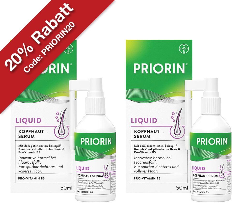 Priorin Liquid Pumplösung bei Haarausfall