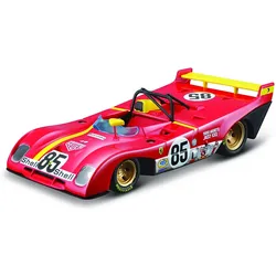 Bburago - Modellauto - Ferrari 312 P 1972 (Maßstab 1:43) in Geschenkbox