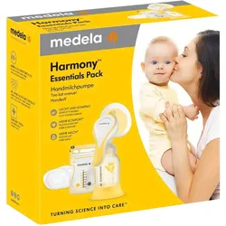Medela 3tlg. Handmilchpumpe Harmony Essentials, mehrfarbig