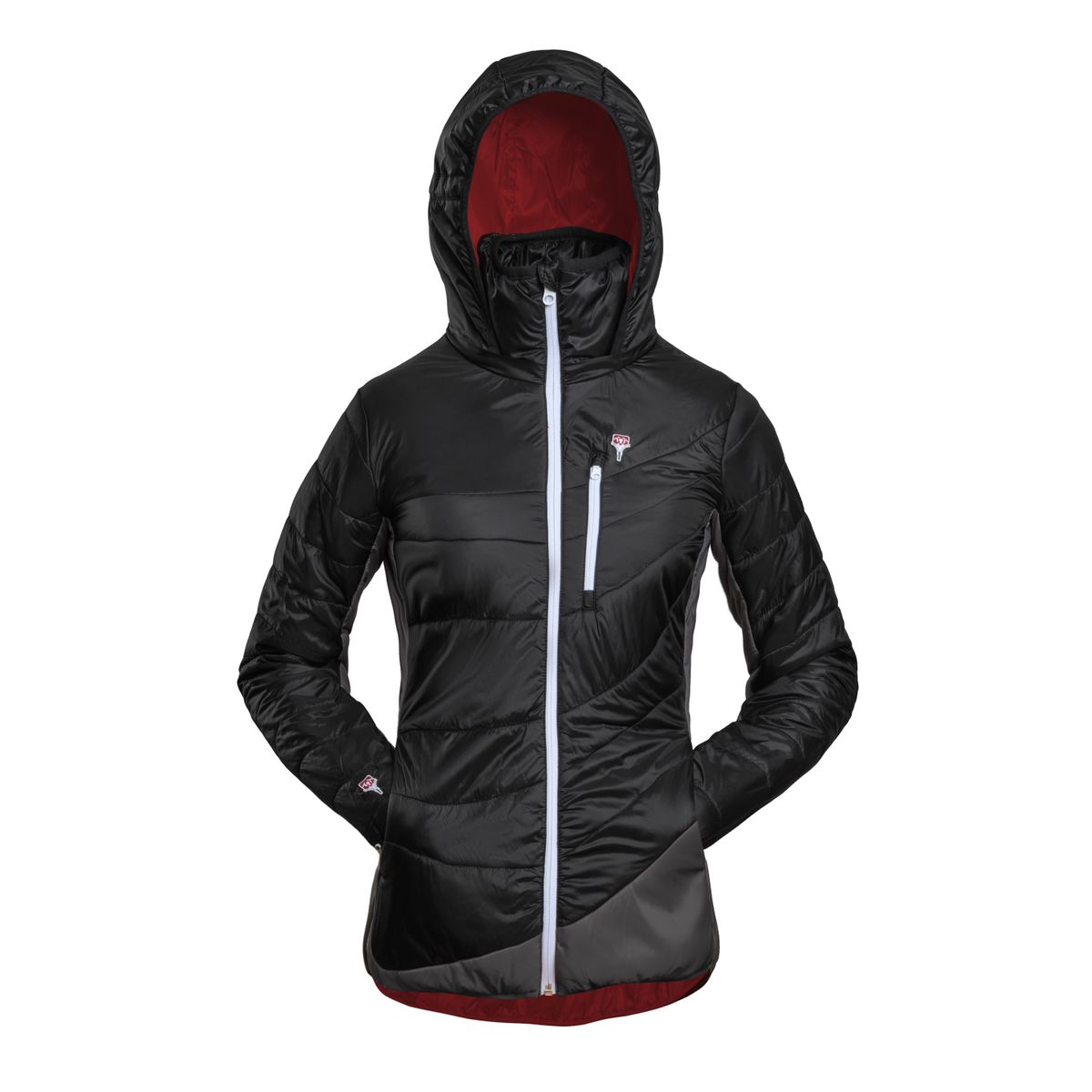 Grüezi Bag Refreshful Silkwool Jacket W black - grey (1004) M 2180-1004-M