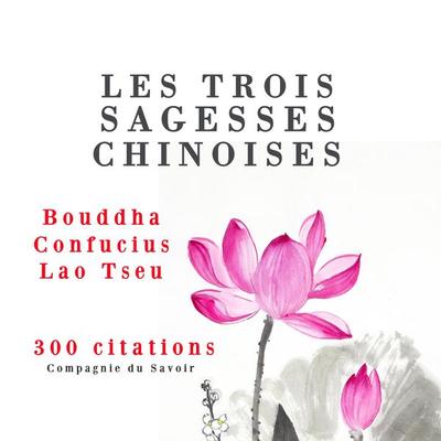 Les trois sagesses chinoises, Confucius, Lao Tseu, Bouddha - Confucius,Bouddha,Lao Tseu, Audio, 9782821111691