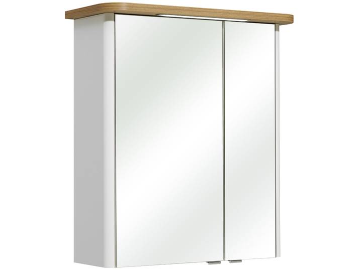 Armoire toilette éclairée 65 x 72 x 20cm Blanc