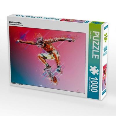 CALVENDO Puzzle Skateboarding | 1000 Teile Lege-Größe 64 × 48 cm Foto-Puzzle für glückliche Stunden