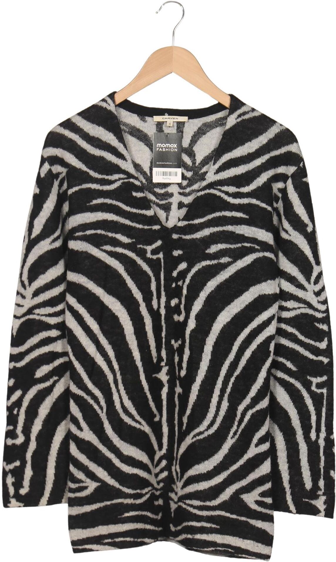 Carven Damen Pullover, Mehrfarbig, Gr. S, Mohair / Synthetik / Wolle - Second Hand