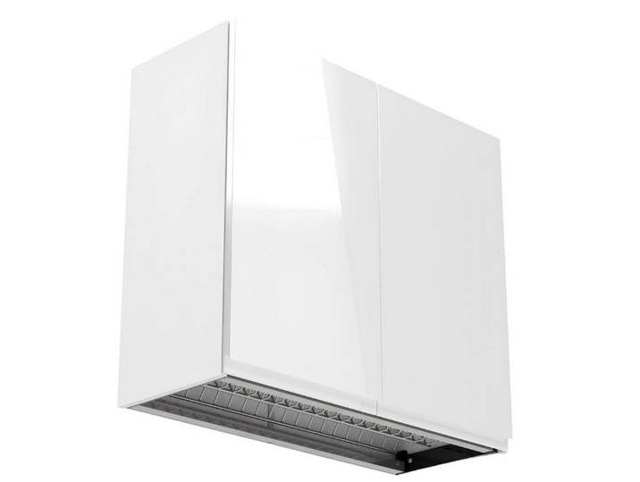 JVmoebel Wandhängeschrank Wandhängeschrank mit integriertem Licht für Geschirr und Utensilien, Made in Europa