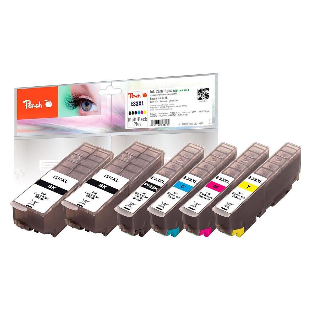 Peach 33XL Multipack (BK, C, M, PBK, Y) (319672)