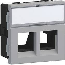 Hager Geräteeinbauset Aluminium G45DM012LAN 1 St.