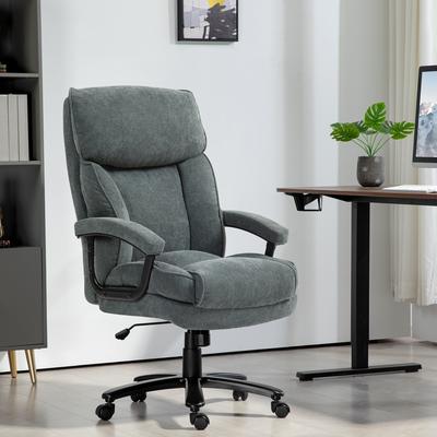 Ostweer Luxury Swivel Chair Home Task Chair with Adjustable Height, Computer Chair Executive Chair with Swivel Wheels