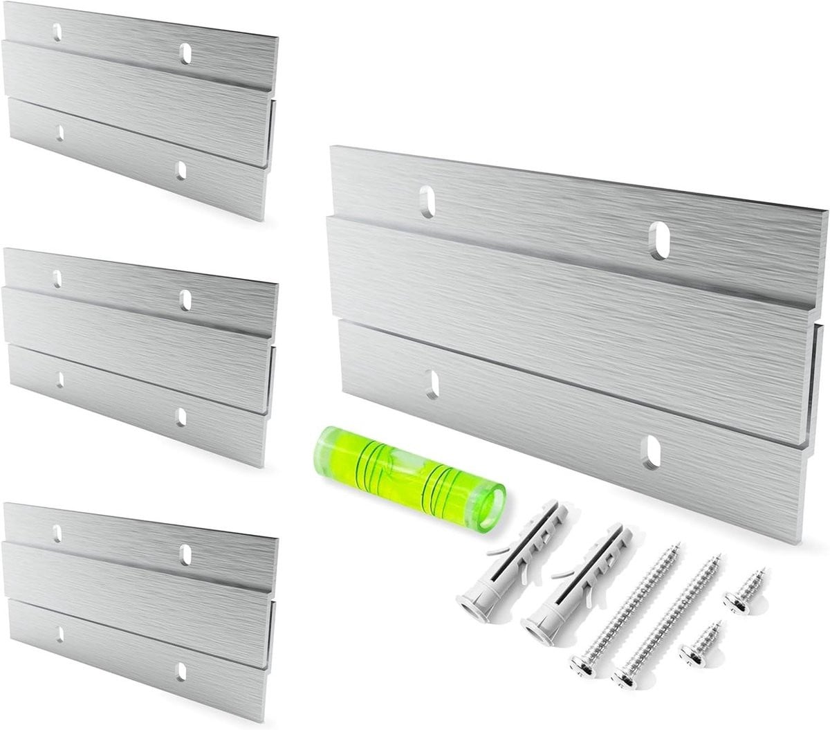 Franse Schoenplaat Hanger Aluminium Wandmontage Beugel voor Spiegels 10 cm