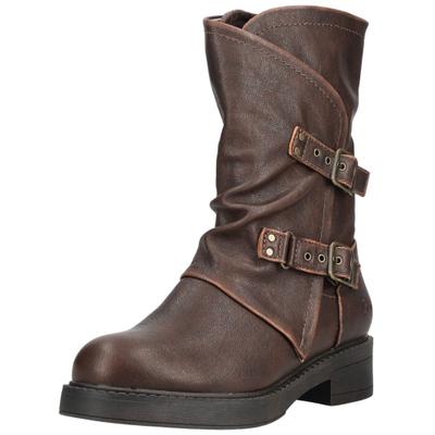 Stiefel BLOWFISH "Blowfish Stiefel Lederimitat", Damen, Gr. 41, braun (dunkelbraun), Lederimitat, Schuhe Stiefel
