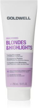 Goldwell Dualsenses Blondes & Highlights Toning Shampoo champô com tom violeta 250 ml. Dualsenses Blondes & Highlights Toning Shampoo