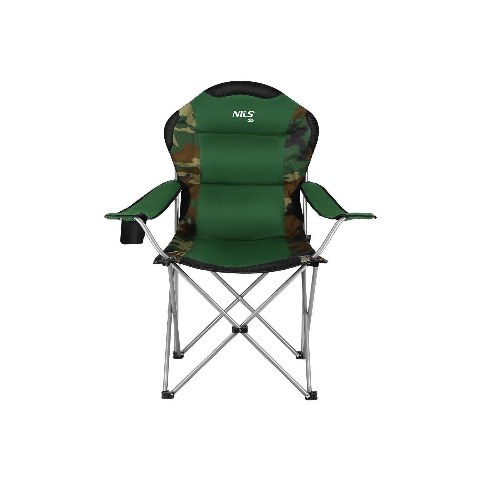NILS NC3080 Campingstuhl – Klappbarer Outdoor-Stuhl Angelstuhl mit Tra