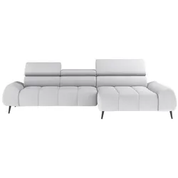Ecksofa Mavel Stoff Silber