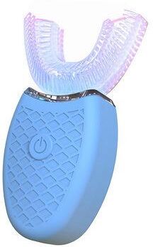 ModernMart U Shaped Electric Toothbrush Sonic Automatic Waterproof USB Rechargeable Oral Care blue