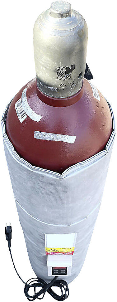 kaiserkraft Gasflaschen-Heizmantel, für Ø 232 - 270 mm, max. 90 °C, 435 W