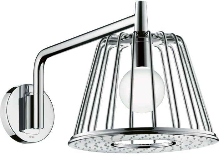 Hansgrohe Axor LampShower Kopfbrause 26031000 275mm, mit Brausearm, Wandmontage, chrom