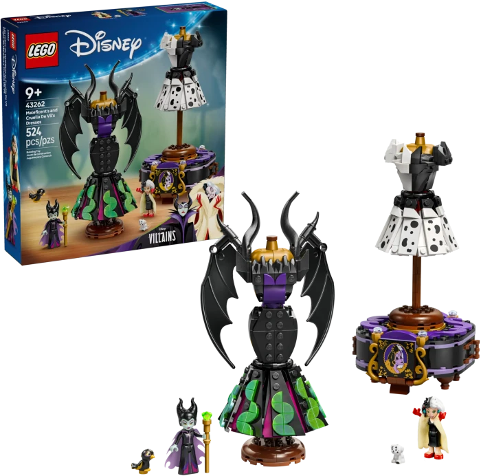 LEGO Disney 43262 Die Kleider von Malefiz und Cruella De Vil