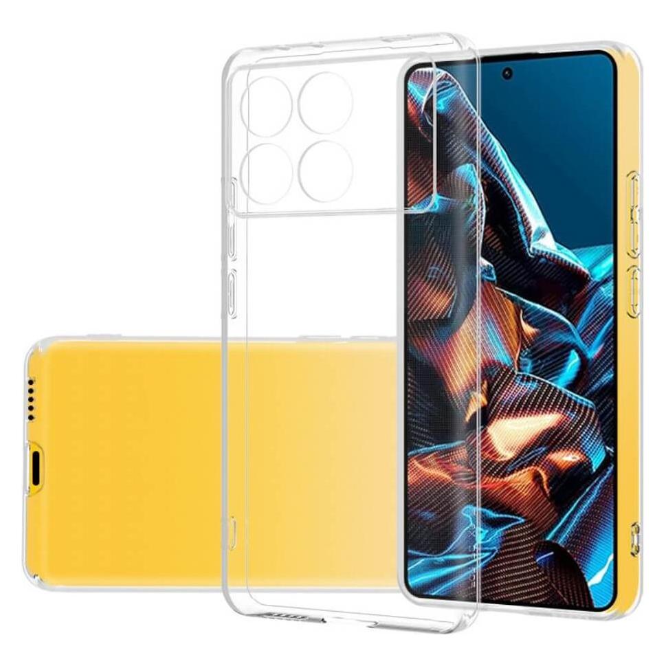 Cover-Discount Xiaomi Poco F6 Pro - Silikon Gummi Case transparent (Xiaomi Poco F6 Pro) (46722940)